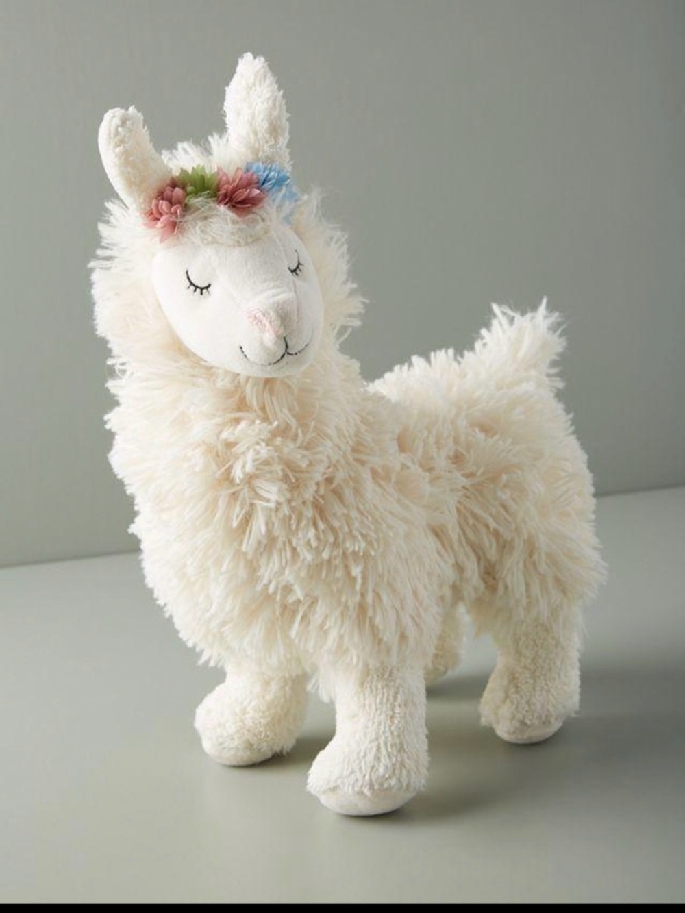 Anthropologie Llama Plush Stuffed Animal NIP